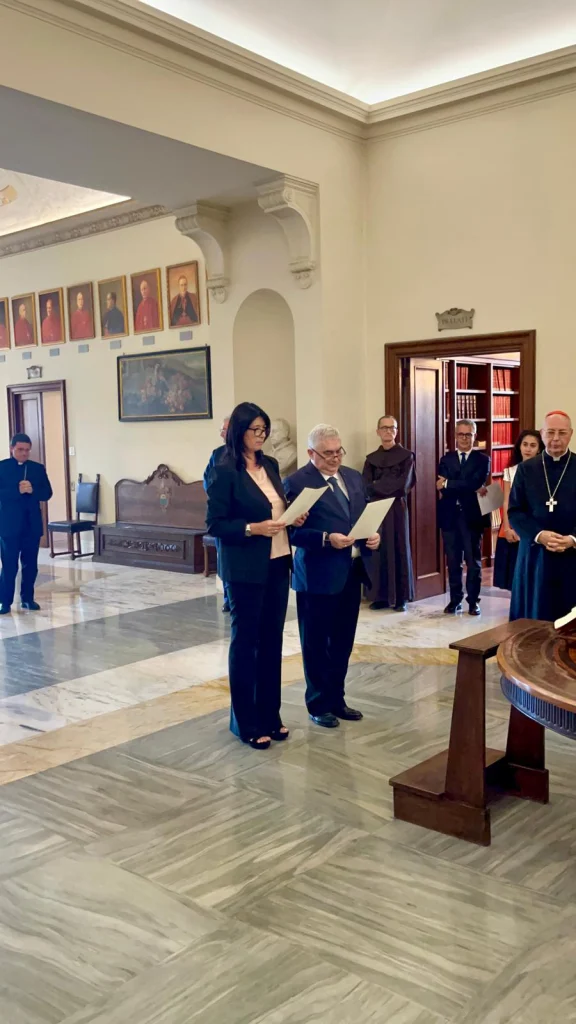 Avv. Alessia Gullo in Vaticano